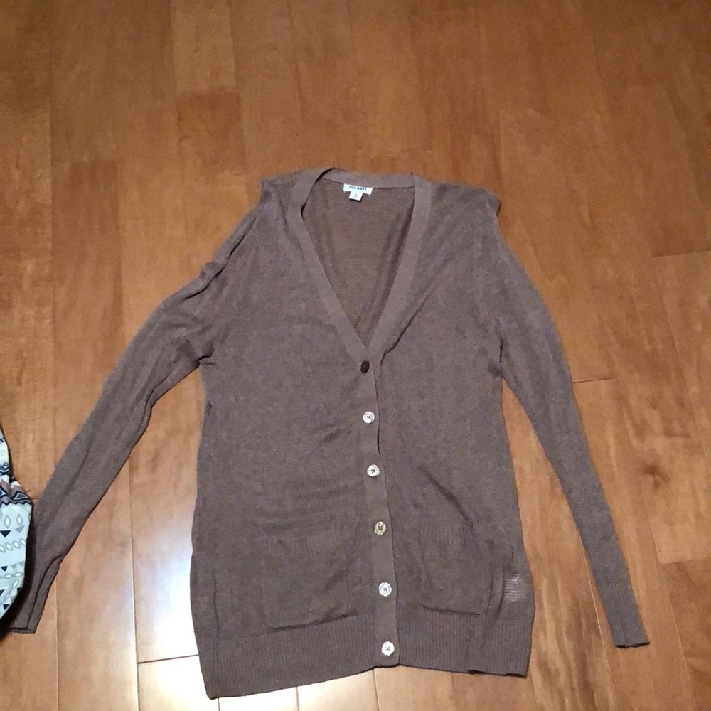 Button down sweater